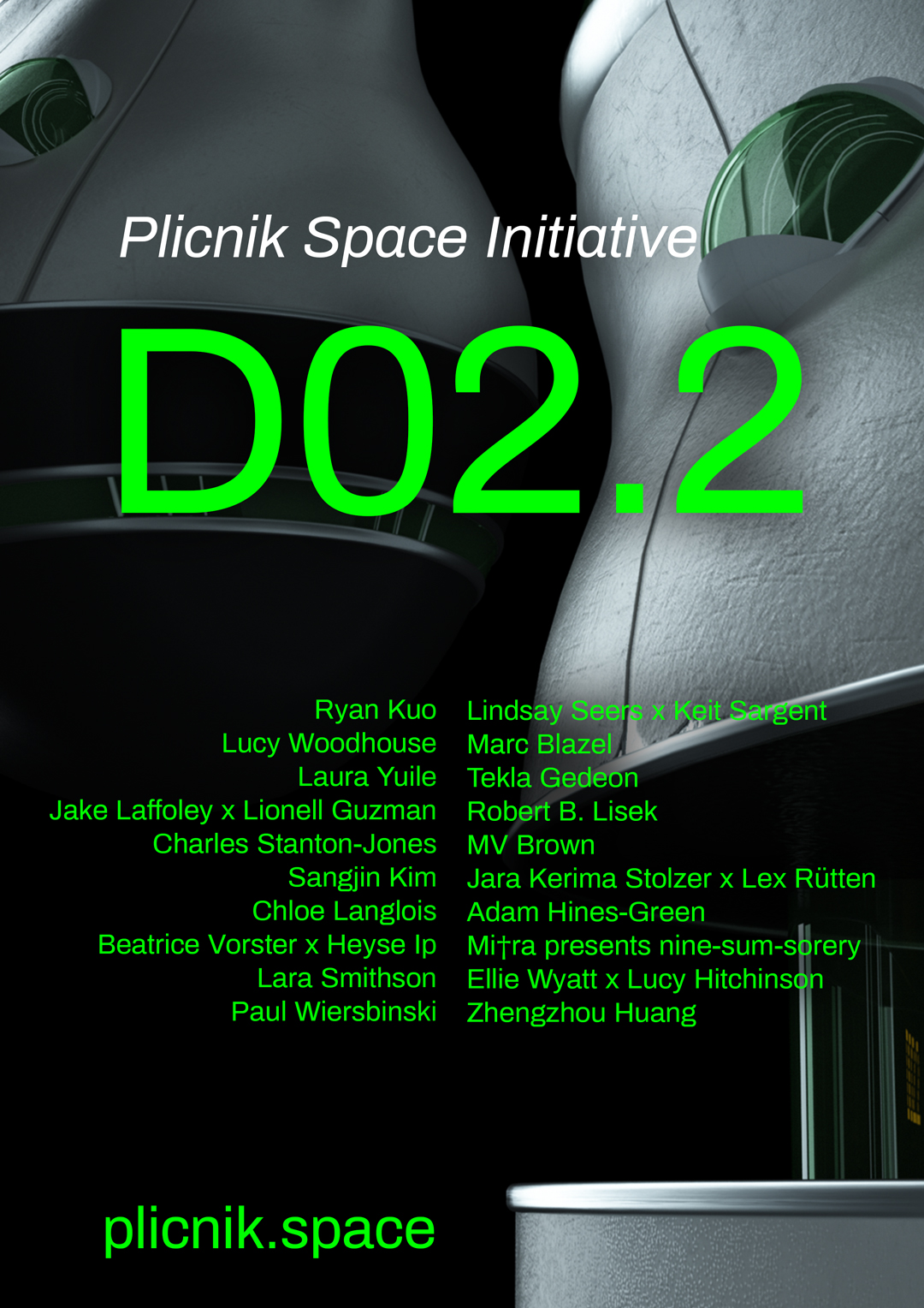 Poster of the Plicnik Space Initiative D02.2 exhibition